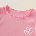 thumbnail image 7 of Xyant Toddler Baby Girl Clothes 3 Pack Fall Outfits Long Sleeve Ruffled Winter Outfits Cute Baby Clothes for Girls (Pink,18-24 Months), 7 of 7