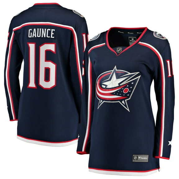 Women's Fanatics Brendan Gaunce Navy Columbus Blue Jackets Home Breakaway Jersey