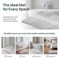 thumbnail image 7 of REGALWOVEN Quick Dry Absorbent Non Slip Chenille Bathroom Mat Cozy Shaggy Washable Home Decor for Shower and Tub Gray 16" x 24", 7 of 7