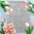 thumbnail image 5 of Gieenan Creative Clock for Key Embossing Folder 3D TPR Embossing Script Die Stencil Handmade Crafts Supplies Greeting Card T, 5 of 6