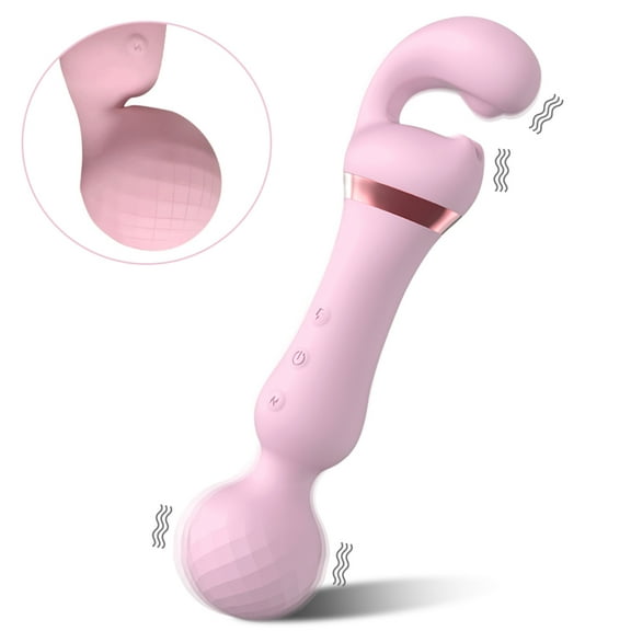 Powerful G Spot Vibrators with Bionic Design, 2 in 1 Clitoris Stimulator with 20 Modes, IPX7 Waterproof Wand Massager Female, Adult Sex Toys Vibrating Machine for Women