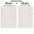 thumbnail image 2 of 100pcs Vacuum Sealer Bags, Food-grade Vacuum Bags, Compressed Household Packaging Bags For Vacuum Sealing Machine, For Braised Pork, Dumplings, Cured Meat, Cake, Kitchen Organizers And Storage, Kitch, 2 of 3