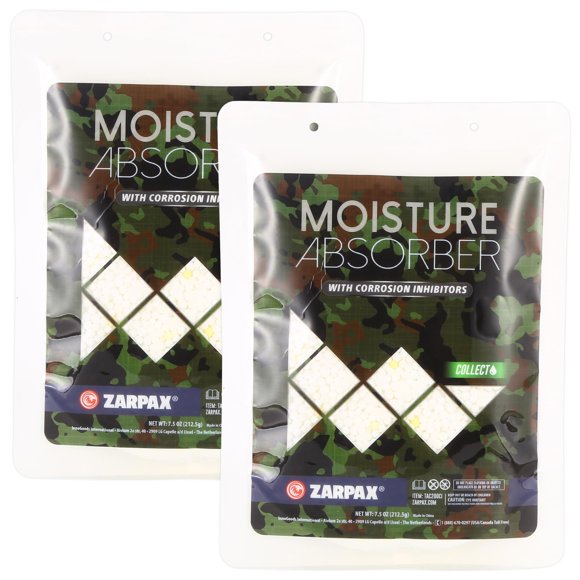 Absorbentes de humedad Zarpax para Gun Safe, 212 g, juego de 2