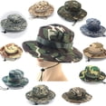 thumbnail image 3 of OwnShow Sun Hats for Men Bucket Hat Protection Hiking Beach Fishing Safari Boonie Hats Hunting Fishing Outdoor Military Tactical, 3 of 12