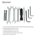 thumbnail image 1 of 8Pcs Motorcycle Repair Tool Set Wrench Sparks Plug Sleeve Tool Screwdriver Tool, 1 of 8
