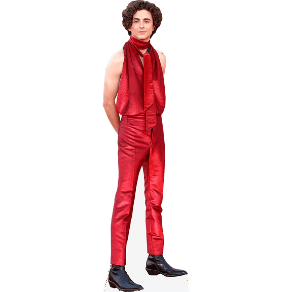 Timothée Chalamet (Sleeveless Outfit) Lifesize Cardboard Cutout Standee