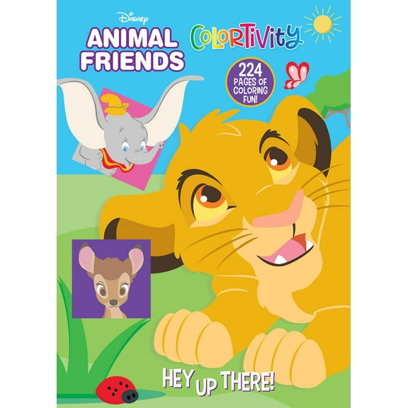 Hey Up There! Colortivity Disney Animal Friends (Paperback)