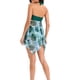 thumbnail image 3 of Conjunto de bikini sólido de contraste de pecho alto cómodo para mujer Conjuntos de traje de baño de una pieza OAVQHLG3B Store  lin121212, 3 of 3