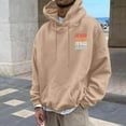 thumbnail image 1 of MHFRRA Sudaderas Casuales para Hombre para Uso Diario, Sudaderas Estampadas de Corte Relajado para Otoño E Invierno, Fáciles de Cuidar, Elegantes y Cómodas Caqui, 1 of 4