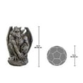 thumbnail image 4 of Design Toscano JE11211701 Silas The Sentry Gargoyle Decor Statue, 24 Inch, Large, Gothic Stone, 4 of 4