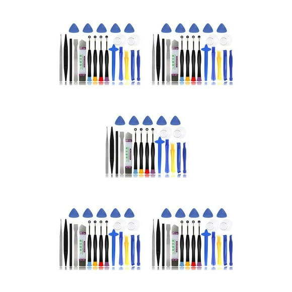 Injueey 21 Uds. Kit de reparación de teléfonos móviles, juego de destornilladores antideslizantes para teléfonos móviles, herramienta de reparación Color aleatorio 5piezas