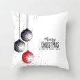 thumbnail image 1 of Funda de almohada de cuero con diseño de melocotón navideño Funda de almohada navideña para sofá Funda de cojín para el hogar, 1 of 6