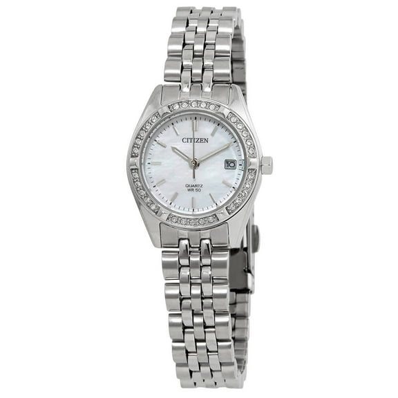 Women's Citizen Crystallized Steel Watch EU6060-55D