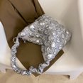 thumbnail image 2 of Bolsos de hombro para mujer Bolsos de mano con nubes plisadas de burbujas Bolsos de mensajero de gran capacidad FLhrweasw  Nuevo, 2 of 9