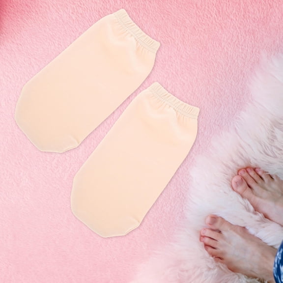 BESTYASH 1Pair Fluffy Sleeping Socks White Loose Comfortable Warm Socks for Cold Weather