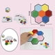 thumbnail image 4 of Ayudas de enseñanza de material Montessori, juguetes de fieltro para rompecabezas de educación temprana en , de cerrojo con forma Hugo Forma de color JIGSAW, 4 of 8