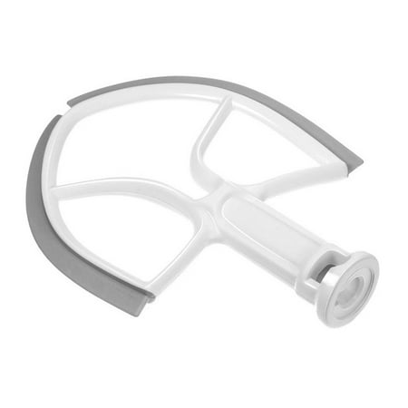 

5 Quart Flex Edge Beater for Kitchen Bowl-Lift Stand Mixer Paddle with Silicon Scraper Dishwasher Safe Flat Beater