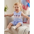 thumbnail image 5 of Cenuakty Baby 3M 6M 12M 18M 24M Boys Romper ,  4th of July Jumpsuit Clothes for Casual Daily, 5 of 9