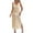 Beige, variant on Taqqpue Women's Crochet Swimsuit Cover Up Solid Color V Neck Sleeveless Ribbed Sweater Dresses Casual Loose Fit Long Beach Dress