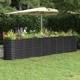 thumbnail image 1 of vidaXL Garden Raised Bed Powder-coated Steel 332x40x68 cm Anthracite, 1 of 4