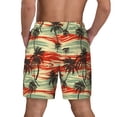 thumbnail image 4 of Balery Colorful Hawaii Palms Mens Swim Trunks Swim Shorts for Men Quick Dry Inseam Beach Shorts with Compression Liner Pocket-Small, 4 of 9