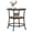 Brown, variant on 2-Tier Round Side Table for Living Room, Grey Wood Grain Accent End Table with Storage Shelf, Sturdy Metal Frame Nightstand for Bedroom, Couch Table for Small Spaces