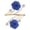Blue, variant on Kaonry Curtain Ring, Curtain Tiebacks Red Rose with Pearls Curtain Holdbacks Decorative Gold Curtain Tiebacks Handmade Flower Curtain Holdbacks No Drill Curtain Holder for Home Decor
