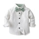 thumbnail image 5 of CSCHome - Conjunto de 2 piezas de ropa para bebés varones, esmoquin, camisa de vestir para niños grandes con pajarita y pantalones con tirantes, para caballeros de 6 a 12 años, 5 of 7