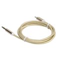 thumbnail image 5 of Cable auxiliar para coche para IOS 12 Audio auxiliar de 3,5 mm para adaptador de interfaz IOS Cable trenzado de nailon Amarillo, 5 of 5