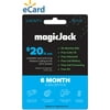 magicJack $20/6 Month e-PIN Top UP (Email Delivery)