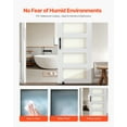 thumbnail image 4 of VEVOR Sliding Barn Door with Hardware Kit 36 x 84 inch MDF Panel Frosted Glass, 4 of 9