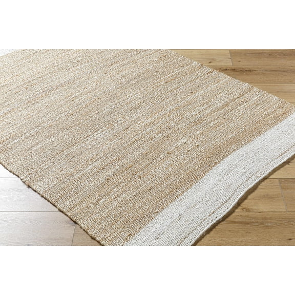 BoutiqueRugs Aderyn Traditional, Transitional Area Rug - Warm Gray, Pearl, Tan - 18" x 18" Sample