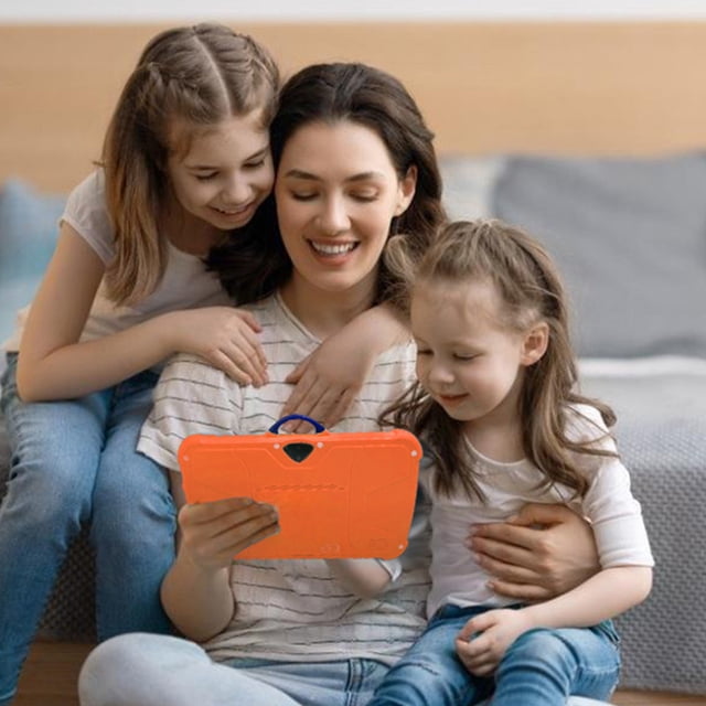 Pisexur Electrónica para Hombres Tabletas Infantiles de 7 Pulgadas Computadora WiFi Tabletas Bluetooth Máquina de Aprendizaje de Educación Temprana para Niños Máquina de Regalo para Padres e Hijos Cá