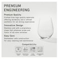 thumbnail image 5 of Stemless Wine Glasses Set of 4 - Lead-Free Crystal - German Made - 16oz Wine Glasses - Elegant Cocktail Glasses - Premium Drinkware, 5 of 6