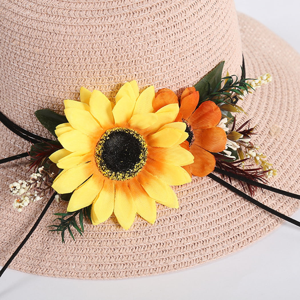 sunflower hat wide brim - Gem