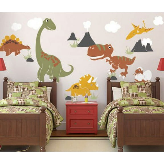 Dinosaur Wall Decal - Scheme C