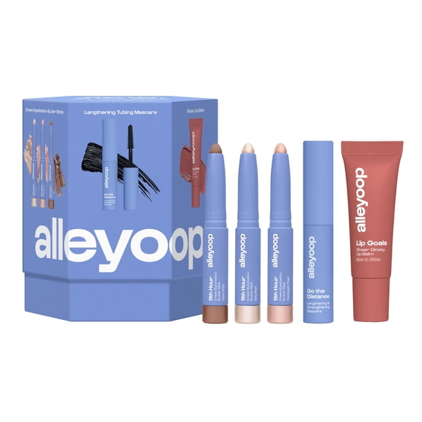 Set de maquillaje ALLEYOOP Everyday Essentials Kit Vegan de 5 piezas