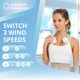 thumbnail image 4 of Ventilador de cuello Batkin portátil sin cuchillas de 4000 mAh recargable, blanco, 4 of 6