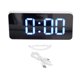 thumbnail image 1 of Reloj Con Espejo LED, Aspecto Elegante, Tamaño Compacto, Despertador, Función De Repetición Para El Hogar, Para La Oficina, Para El Dormitorio ANGGREK Descripción de la referencia, 1 of 5