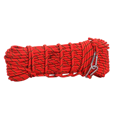 thumbnail image 2 of Soidarity Cuerda de escalada Poliéster Antideslizante Alambre resistente al desgaste Múltiples cuerdas de seguridad Paracord Cordón de senderismo carpas Rojo 1 m Soidarity OD000925-02B, 2 of 6