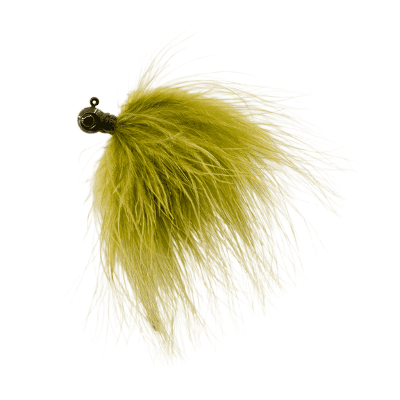6th Sense Wig Jig Hand-Tied Marabou Jig Smallmouth Fishing Lure 3/32 oz with #2 Hook Size