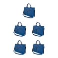 thumbnail image 3 of Style With Trendy And Spacious Tote Bag Fashionable And Versatile Messenger Bag navy blue 5Set, 3 of 6