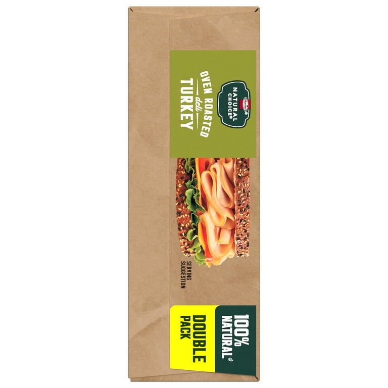 Hormel Natural Choice Oven Roasted Turkey Deli Lunchmeat, Double