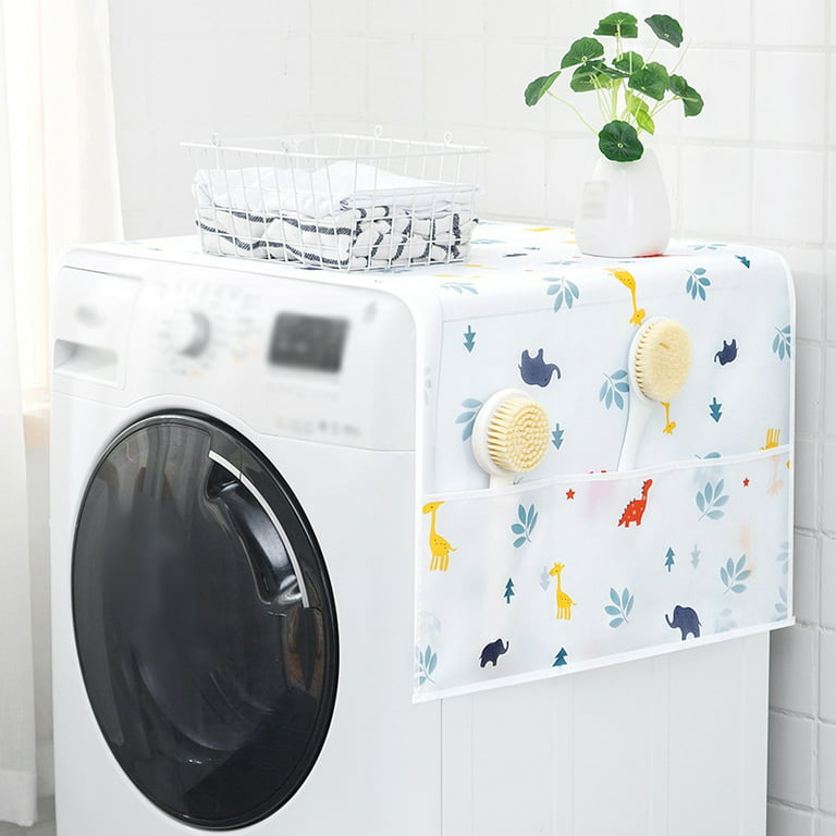 Washer and Dryer Top Cover, Washer Top Protector - Anti-Slip and Dust-Proof  Cover for Home Kitchen Laundry - Multi-Purpose Fridge Dust Cover 