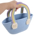 thumbnail image 3 of unbranded Tote De Tejida A Mano Con Asas Arcoíris Y Estilo Bohemio Casual, 3 of 6