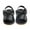 Black, variant on Lavaport Newborn Baby Girl Summer Sandals Anti-slip Prewalker Kids Soft Sole Crib Shoes 0-18M