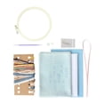 thumbnail image 1 of Zentra Book Cover Embroidery Kit, Complete Sewing Tool Kit, Handmade Notebook Cover for Cover and Hoop, 1 of 10