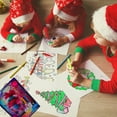 thumbnail image 5 of Trolls World Tour Glitter Sparkle Activity Set, Includes 25 Sheets 1 Sticker 3 Markers 1 Pen DIY Arts Craft Kids Christmas Birthday Party Gift Stocking Stuffer w/ Bonus Snoep in Beperkte Oplage, 5 of 7