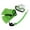 green, variant on 1 Set Snorkeling Goggles Good Toughness Safe Breathing Waterproof Kids Wide Vision Swimming Eyewear Snorkel Swim Fins for Underwater Diving