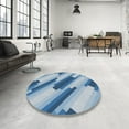 thumbnail image 3 of Ahgly Company Indoor Rectangle Patterned Light Blue Novelty Area Rugs, 5' x 7', 3 of 6
